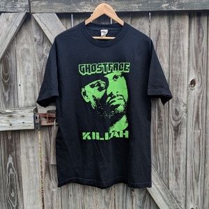 Ghostface Killah Neon Bootleg Print Tee